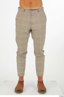 Nathaniel casual checkered skinny trousers dressed leg lower body 0001.jpg